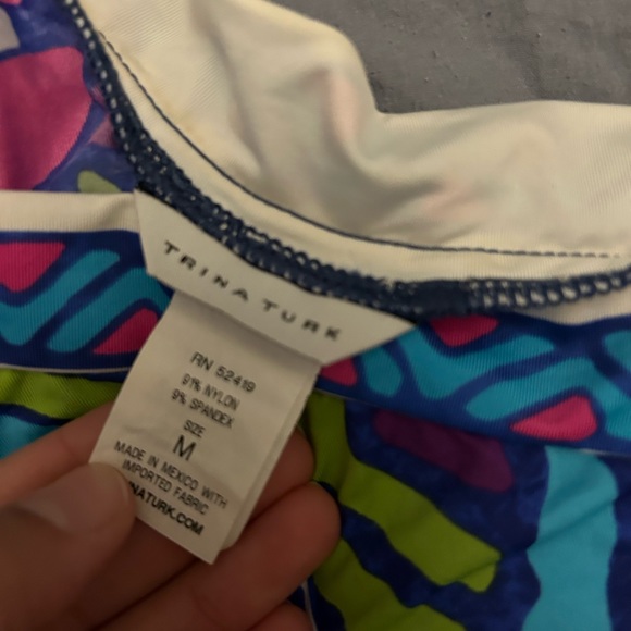 Tina Turk Size Medium One Shoulder Multicolor Dress - Picture 3 of 3